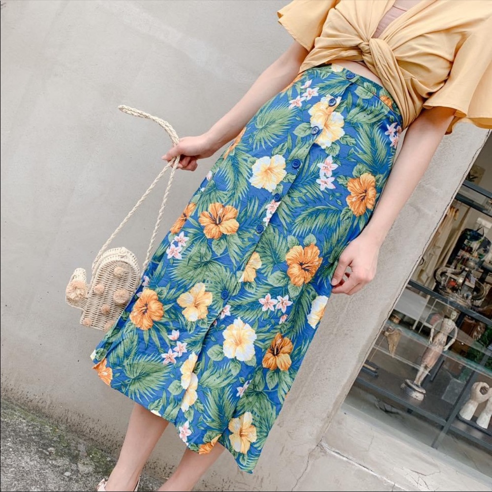 Summer Floral Skirt